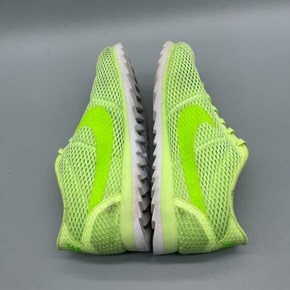 Nike Cortez Ultra BR Breathe Shoes Womens 8 Neon Green Running Lightweight Walk - Picture 6 of 8
